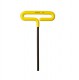 BONDHUS 5/32" T-Handle Cushion Grip Hex Driver - L9", 46509