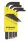 BONDHUS HLX12S Hex Allen Key Set - 12 pcs - 0.050"-5/16", 12236
