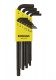 BONDHUS HLX12 Hex Allen Key Set - 12 pcs - 0.050"-5/16", 12136