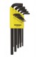 BONDHUS HLX13 Hex Allen Key Set - 13 pcs - 0.050"-3/8", 12137
