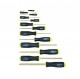 BONDHUS BSX13G Gold Guard Ball End Driver Hex Screwdriver Set - 13 pcs - 0.050"-3/8", 38637