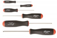 BONDHUS BSX6MB Brite Guard Ball End Driver Hex Screwdriver Set - 6 pcs - 1.5mm-5mm, 16686