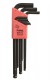 BONDHUS PBLX9M ProHold Ball End Hex Allen Key Set - 9 pcs - 1.5mm-10mm, 74999