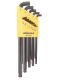 BONDHUS SBLX13 Stubby Ball End Hex Allen Key Set - 13 pcs - 0.050"-3/8", 16537