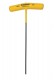 BONDHUS 3/32" T-Handle Hex Driver - L6", 15205