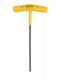 BONDHUS 1/8" T-Handle Hex Driver - L6", 15207
