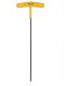 BONDHUS 1/8" T-Handle Hex Driver - L9", 15307