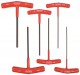 BONDHUS HTX60M-6 T-Handle Hex Driver Set L6" - 6 pcs - 2mm-6mm, 15248