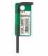 BONDHUS T7 Torx Key TX7 - L1.4", 31707