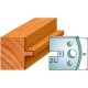 CMT SPINDLE MOULDER CUTTERS - Knives and Limiters 40mm - profile 017 - 690.017 - 691.017 Package