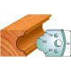CMT SPINDLE MOULDER CUTTERS - Knives and Limiters 40mm - profile 018 - 690.018 - 691.018 Package