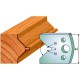 CMT SPINDLE MOULDER CUTTERS - Knives and Limiters 40mm - profile 072 - 690.072 - 691.072 Package