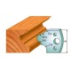 CMT SPINDLE MOULDER CUTTERS - Knives and Limiters 40mm - profile 089 - 690.089 - 691.089 Package