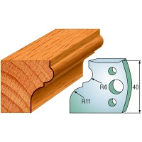 CMT SPINDLE MOULDER CUTTERS - Knives and Limiters 40mm - profile 111 - 690.111 - 691.111 Package