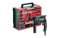 Metabo SBE 650 Impact Drill 240V Set with Mobile Workshop