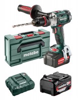 Metabo Cordless Combi Hammer Drill SB 18 LTX Impuls 2x18V 4Ah Batteries + Charger in MetaBOX
