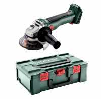 Metabo W 18 L BL 9-125 Cordless Angle Grinder 5\" 18V Body Only in MetaBOX