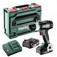 Metabo SB 18 L Cordless Hammer Drill 18V, 2 x Batteries and Charger in MetaBOX