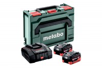 Metabo Basic Set 2 x 18V LiHD 8.0Ah Batteries + ASC 290 Charger in MetaBOX