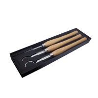 Narex 3 Piece Set of Hollow Scrapers with Changeable Tips - 859710