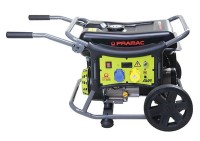 Pramac WX 3200 Portable Petrol Generator with Handles and Wheel Kit - WX3200-230/115