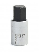 Proxxon 1/2\" Drive Socket with Hex Bit - 17mm x 55mm - 23471