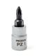 Proxxon 1/4" Drive Socket with Pozidriv Bit - PZ1 - 23733