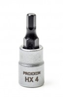 Proxxon 1/4\" Drive Socket with Hex Bit - 4mm - 23745