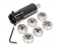 Proxxon Die Holder with Dies for Cutting Male Threads M3-M10 - 24082