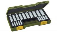 Proxxon Socket Set with Deep Sockets - 20pc 1/2\" + 1/4\" Drive - 23292