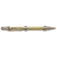 Charnwood Pirate Skull Twist Pen Kit - Antique Silver - PS1