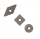 Robert Sorby Turnmaster 3 Pack High Speed Steel Cutters - Round, Detail Point, Square - RSTM-TIP123