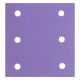 Trend Zirconium Quarter Sheet Sanding Pad, 115 x 107mm, 40G 6-Hole (10 Pack) - AB/QTR1/40Z