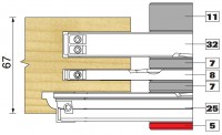 Trend Modular Window System TOOL 179 X 30MM BORE Tool Number 32
