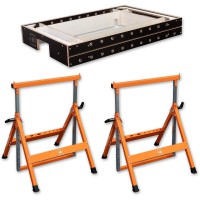 UJK Multifunction Workbench MkII With 2 x Telescopic Trestles - 10056