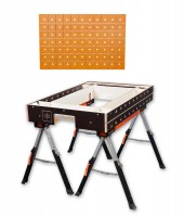 UJK Multifunction Workbench MkII Workbench + Sawhorses + Rail Clamp MFT Top - 10062