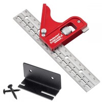 Woodpeckers MINI In-Dexable Combo Square 150mm Blade with Rack-It - I-CS150-MM