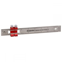 Woodpeckers PAOLINI Pocket Rule - 200mm Stainless Steel - PPRSS-200-19